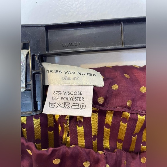 Dries van noten printed straight leg pants, size 38 - Picture 3 of 8